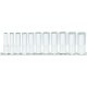 KS Tools Dugókulcs készlet 3/8" hosszú, tartósínen 8-19 mm 11 részes, 12 szög