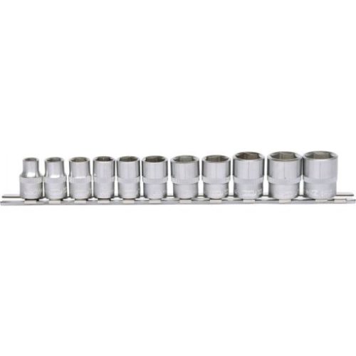 KS Tools Dugókulcs készlet 3/8", tartósínen 8-19 mm 11 részes 6 szög