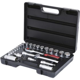   KS Tools Dugókulcs készlet 3/8" ( Műanyag koffer ) 6-24 mm 26 részes, 6 szög