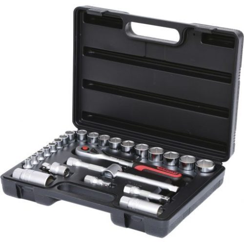 KS Tools Dugókulcs készlet 3/8" ( Műanyag koffer ) 6-24 mm 26 részes, 6 szög
