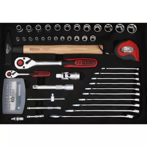 KS Tools Szigetelt szerszámkészlet, alu kofferben 128 részes 1000V (részben szigetelt)