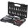 KS Tools Dugókulcs készlet + rátuzo 1/4" R/H (műanyag kofferben) 4-14 mm 53 részes, 6 szög