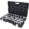 KS Tools Dugókulcs készlet 3/4" ( Műanyag koffer ) 19-50 mm 21 részes,  6 szög