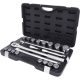 KS Tools Dugókulcs készlet 3/4" ( Műanyag koffer ) 19-50 mm 21 részes,  6 szög