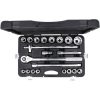 KS Tools Dugókulcs készlet 3/4" ( Műanyag koffer ) 19-50 mm 21 részes,  6 szög
