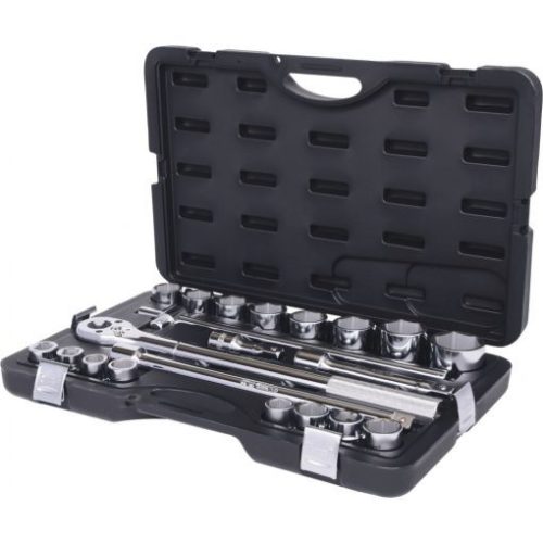 KS Tools Dugókulcs készlet 3/4" collos ( Műanyag koffer ) AF3/4"-2" 21 részes, 6 szög