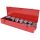 KS Tools Dugókulcs készlet 1" ( fém kazetta ) 36-80 mm 15 részes, 12 szög