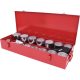 KS Tools Dugókulcs készlet 1" ( fém kazetta ) 36-80 mm 21 részes,  6 szög