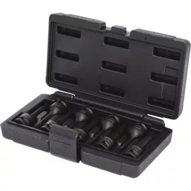  KS Tools Rátűzőkulcs készlet 1/2" XZN, gépi M 4-M16 9 részes L= 77