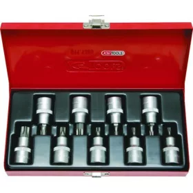   KS Tools Rátűzőkulcs készlet 1/2" TORX BO ( fém kazetta ) TX20-60 9 részes L= 55 mm
