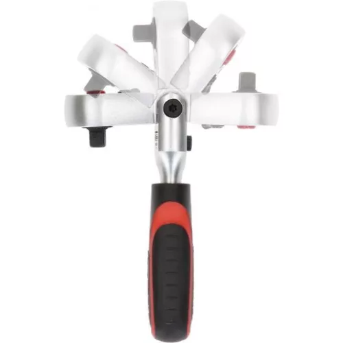 KS Tools Racsnis hajtókar 1/4" irányv. gyors k.dönthető 140 mm, Z=45/8°