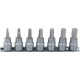 KS Tools Rátűzőkulcs készlet 1/4", hatszög, tartósínen 2,5- 8 mm  7 részes, L=37 mm