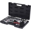 KS Tools Dugókulcs készlet 1/2" ( Műanyag koffer ) 10-32 mm 24 részes, 12 szög