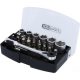 KS Tools Dugókulcs készlet + bitek 1/4"( Műanyag tartó ) 6-13 mm 24 részes, 6 szög