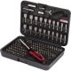 KS Tools Bit készlet, 1/4", gépi és kézi befogóval 122 részes FL+SW+PH+PZ+TX+XZ