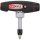 KS Tools Bit készlet, 1/4", csavarhúzó nyélben, racsnis 7 részes 3FL+3PH