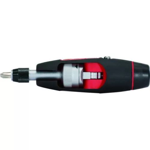 KS Tools Bit készlet, 1/4", csavarhúzó nyélben, racsnis 7 részes 3FL+3PH