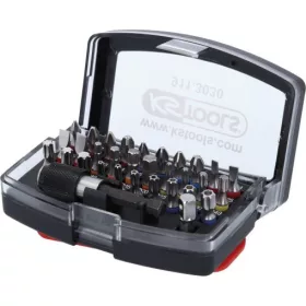   KS Tools Bit készlet, 1/4", gépi gyorsváltós befogóval 32 részes FL+SW+PH+PZ+TXBO, TORSIONpower