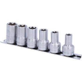   KS Tools Dugókulcs készlet 3/8" TORX-E-PLUS, tartósínen EPL10-20 6 részes