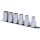 KS Tools Dugókulcs készlet 3/8" TORX-E-PLUS, tartósínen EPL10-20 6 részes