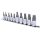 KS Tools Rátűzőkulcs készlet 1/4"+3/8" TORXPLUS TX10-60 IP 10 részes