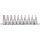 KS Tools Rátűzőkulcs készlet 3/8" TORX BO, tartósínen TX10-55 10 részes L=50mm