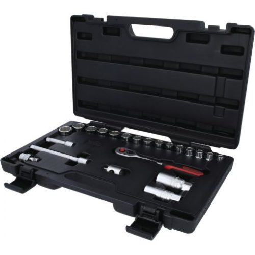 KS Tools Dugókulcs készlet 3/8" ( Műanyag koffer ) 8-24 mm 22 részes, 12 szög
