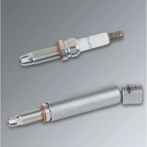 KS Tools Gyertyakulcs, csuklós 3/8" 14 mm  12szög, BMW-hez