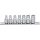 KS Tools Dugókulcs készlet 1/4" TORX-E, tartósínen E 4-11 7 részes