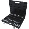 KS Tools Rátűzőkulcs készlet 1/2" hatszög, rövid/ hosszú 5-19 mm  30 részes, L=55/100/140/200 mm