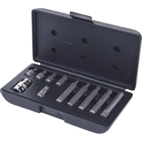 KS Tools Bit készlet, 10mm-es, rátuzo adapterrel 11 részes XZN M 5-12 30+75mm