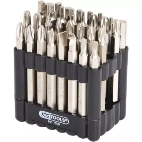   KS Tools Bit készlet, 1/4", 75mm hosszú 32 részes SW+TX+PH+PZ