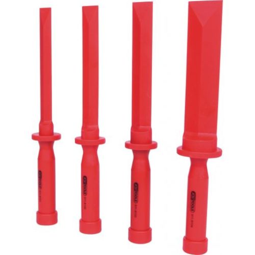 KS Tools Véső készlet, speciális Műanyagból 4 részes, 19,22,26,38 mm, festék, címke, matrica ragasztott súly eltávolításához