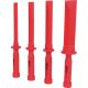 KS Tools Véső készlet, speciális Műanyagból 4 részes, 19,22,26,38 mm, festék, címke, matrica ragasztott súly eltávolításához