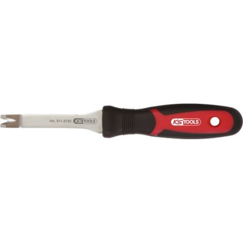 KS Tools Kapcsos kárpitleszedő "V" forma 230 mm