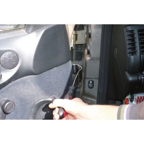 KS Tools Kapcsos kárpitleszedő "U" forma 230 mm, hajlított