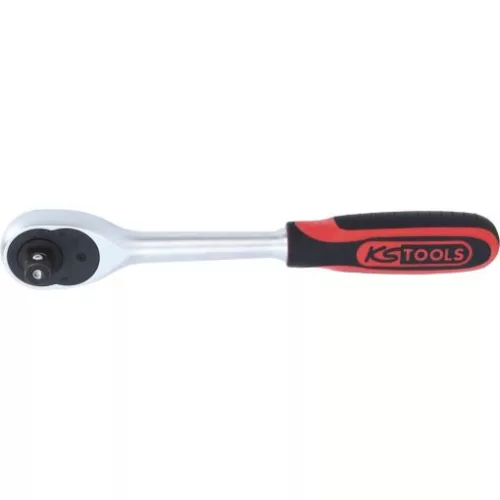 KS Tools Racsnis hajtókar 1/2", irányváltós, gyors kioldós 250 mm, Z=72/5°