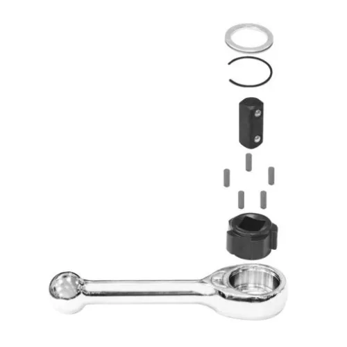 KS Tools Racsnis hajtókar, 1/4", átnyomós MINI 75mm, szabadonfutó racsni mechanizmus