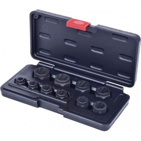   KS Tools Sérült fejű csavar ( anya ) kihajtó készlet 3/8" 10 részes,  9-19 mm