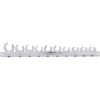 KS Tools Nyitott csillagkulcs fej készlet 3/8" (varjúláb) SW 10-22 mm 10 részes Méretek:10-11-12-13-14-15-16-17-19-22