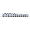 KS Tools Dugókulcs készlet 3/8", tartósínen RESCUEpower 8-19 mm 13 részes,  sérült fejű csavarokhoz