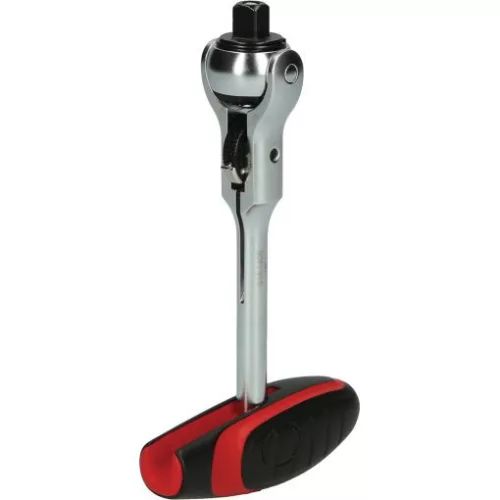 KS Tools Racsnis hajtókar 3/8", irányváltós, MODIFIX 145 mm, Z=72  (0+90°-ban dönthető)