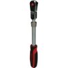 KS Tools Racsnis hajtókar 3/8", irányváltós, teleszkópos 258-373 mm, Z=72 SlimPOWER, csuklós fej
