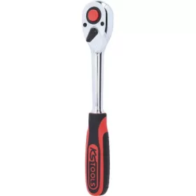   KS Tools Racsnis hajtókar 1/2" irányváltós, gyors kioldós 250 mm, Z=72/5° CHROMEplus