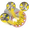 KS Tools Dugókulcs készlet 1/2"+3/8" átmeno (műa. koffer) 10-24 mm/E12-24/AF3/8"-15/16" 17 részes, 6/12 szög