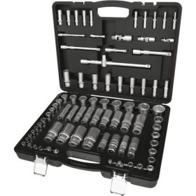   KS Tools Dugókulcs készlet, rövid/hosszú 1/4"+3/8"+1/2" AF 5/32"-1.1/4"  82 részes (műa. koffer)