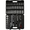 KS Tools Dugókulcs készlet + rátuzo 1/4"+3/8"+1/2", 12 szög 4-36 mm/E4-24, 133 részes (műa. koffer)