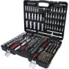 KS Tools Dugókulcs készlet + rátuzo 1/4"+3/8"+1/2"+5/16" 4-32 mm/E4-24/TX 8-30 255 részes,műa. koffer,6sz