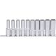 KS Tools Dugókulcs készlet 1/2" hosszú, tartósínen 10-19 mm 10 részes,  6 szög