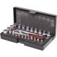 KS Tools Dugókulcs készlet + bitek 1/4" ( Műanyag koffer) 4-13 mm 26 részes, 6 szög